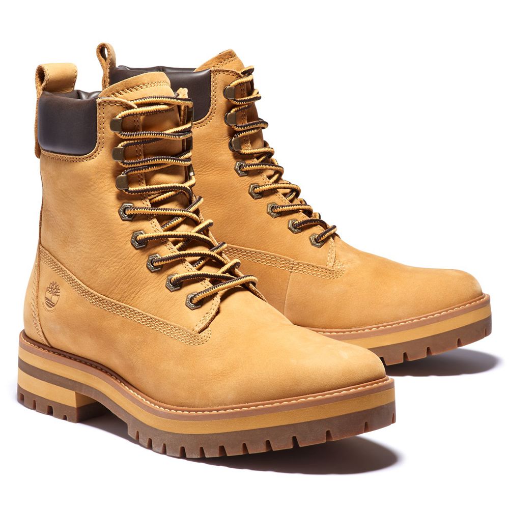 Bocanci De Zapada Timberland Barbati Maro - Courma Guy Waterproof - Romania - BSACKZ157